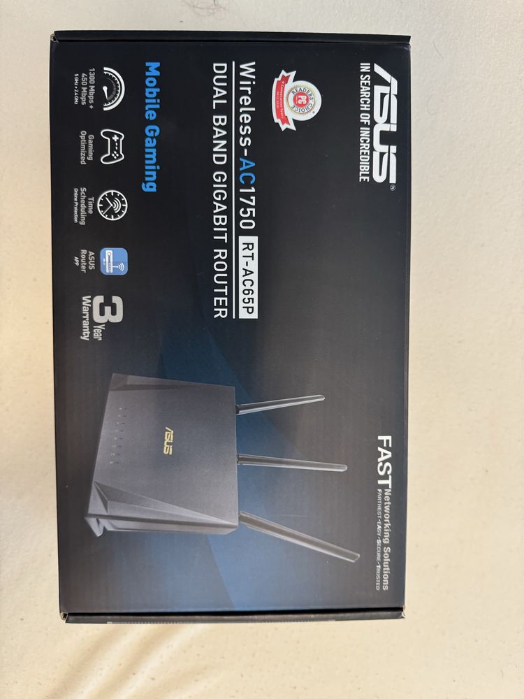 Router Gaming Asus AC65P, Dual-Band, AC1750