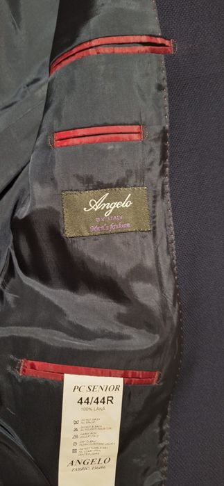 Sacou bleumarin Angelo 44