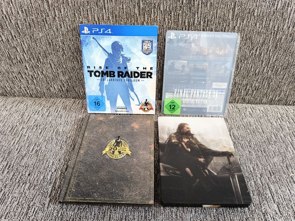 Rise of the Tomb Raider, Final Fantasy 15 special edition PS4
