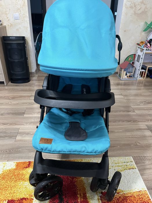 Carucior sport copii Lionelo Emma Plus turcoaz