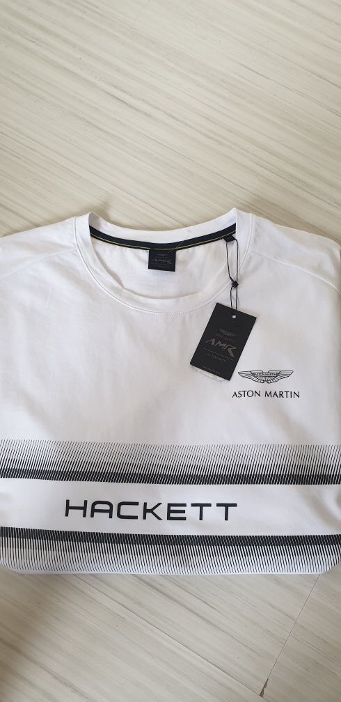 HACKETT Aston Martin Cotton Mens Size 2XL НОВО! ОРИГИНАЛ Мъжка тениска