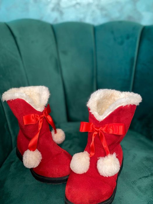 Ghete fetita culoarea rosie