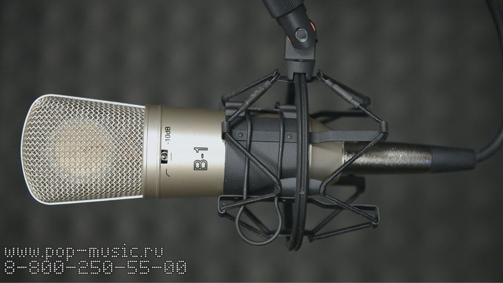 Студийный микрофон Behringer B-1 и звуковая карта Behringer UMC22
