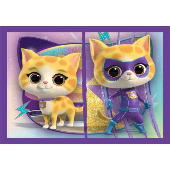 Пъзел CLEMENTONI 4 в 1 Super Kitties