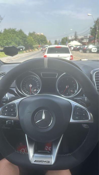 Ornament trim volan Mercedes Benz AMG clasa A C E S GLE GLC GLS nou