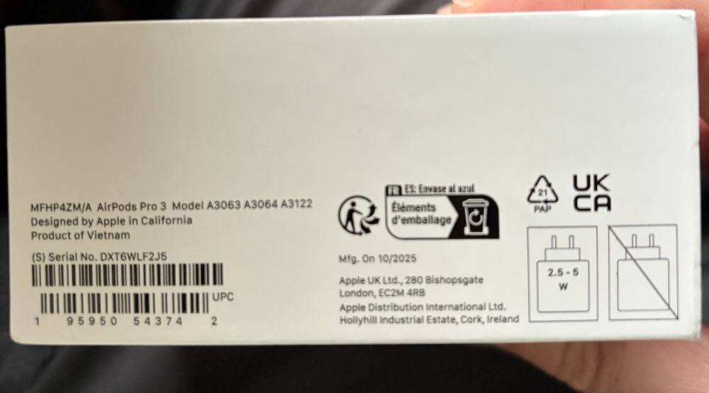 Airpods Pro 3 Gen оригинални гаранция БГ оператор