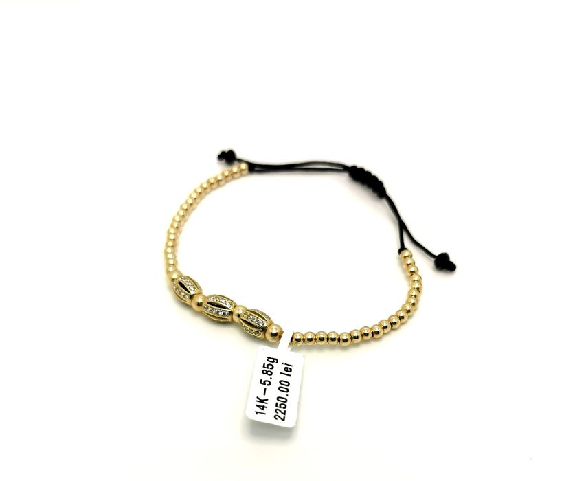 Bijuteria Royal bratara snur din aur 14k 5.85 gr