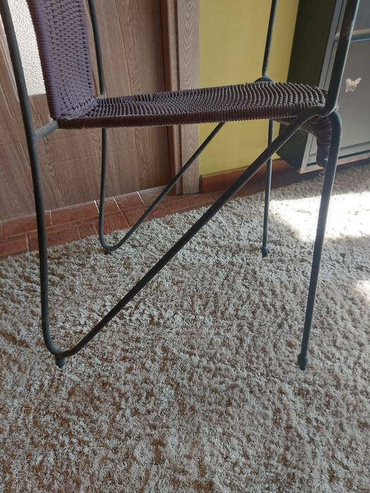 Vând  scaun/fotoliu 6buc set fier forjat grădină,terasa  150 lei bucat