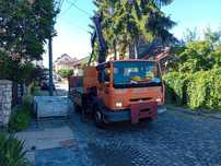 Transport basculabil cu macara