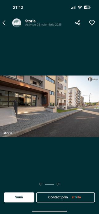 apartament cu terasa de inchiriat