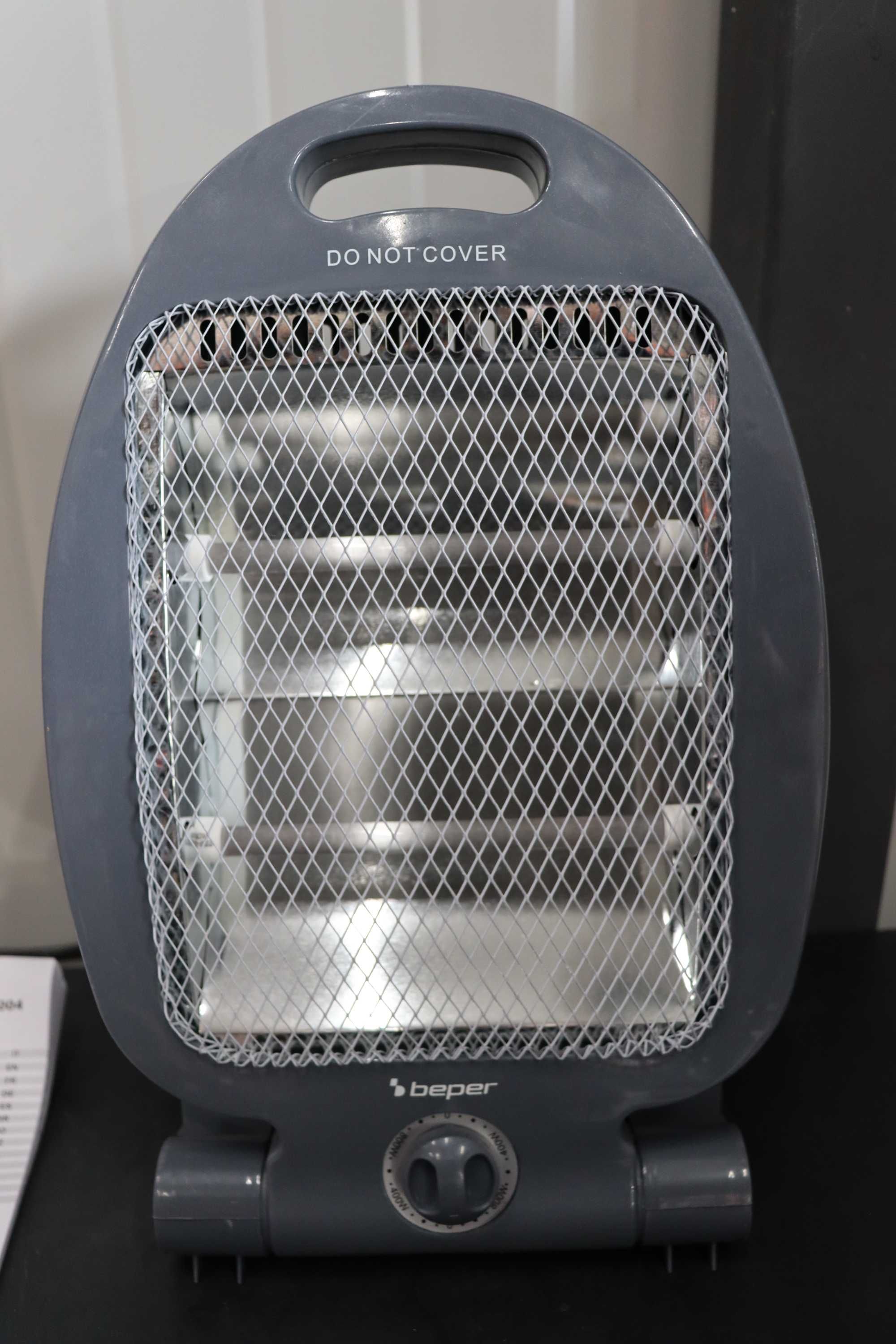 Кварцова печка BEPER, 800W 2 нива на мощност, Кварцов лъчист панел