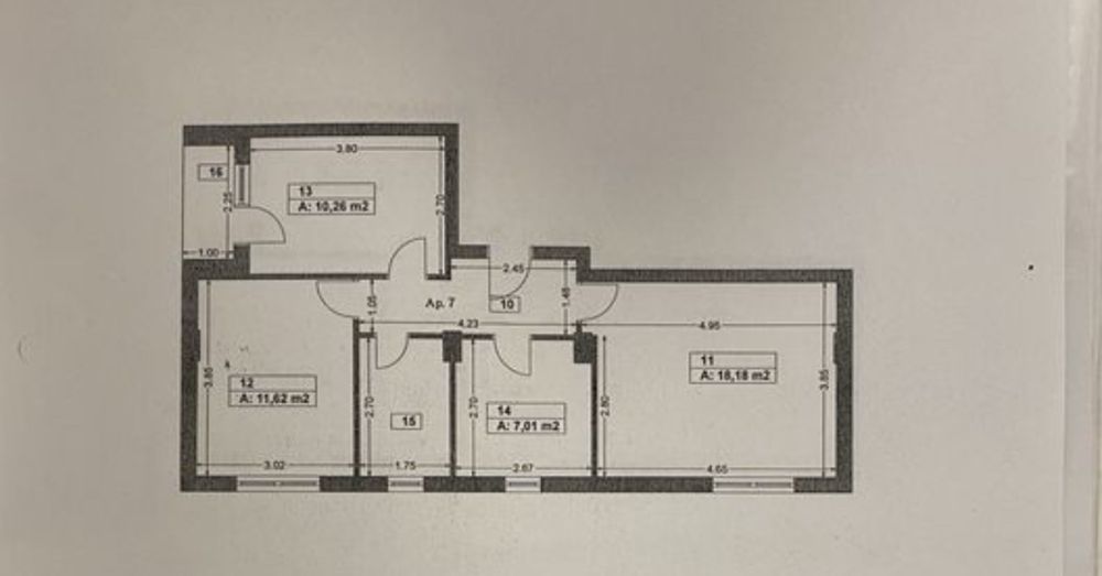 Vand apartament 3 camere, Brancoveanu - Aurel Persu