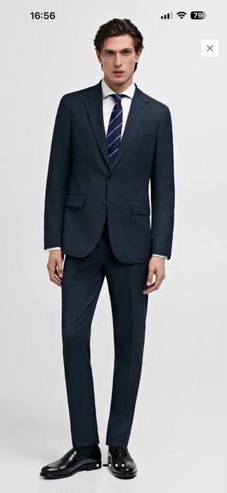 Costum Mango bleumarin