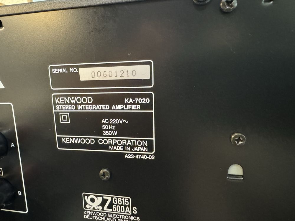 Kenwood KA-7020 Качествен стерео усилвател
