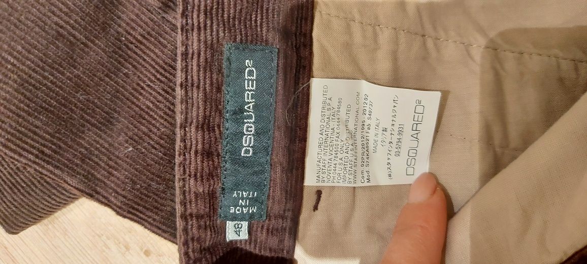 Pantaloni raiați bărbați Dsquared originali