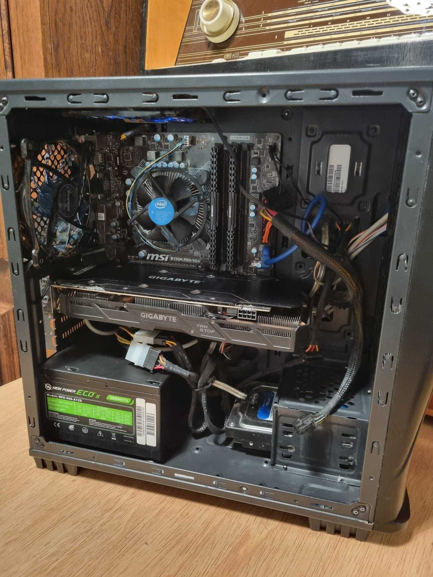 Calculator (PC) Gaming I5 7500, GTX 1060, 16 GB RAM, 256 SSD + 1TB HDD