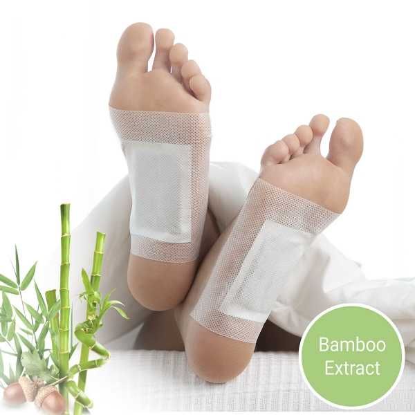 Plasturi Detoxifianti pentru Picioare Bamboo InnovaGoods 10 Unitati