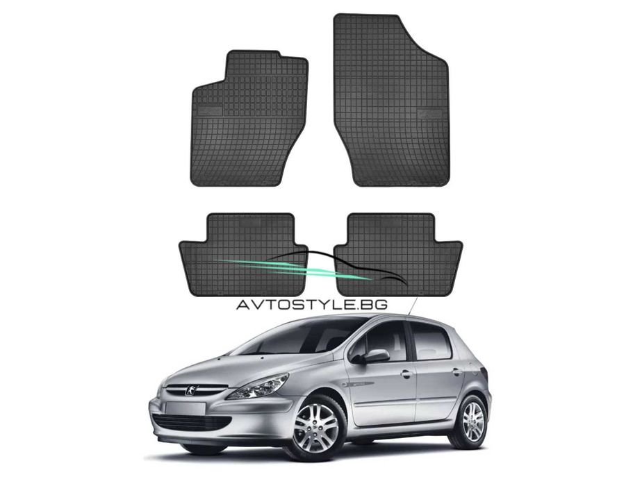 Гумени стелки за Peugeot 307 ,2001-2007 г., Frogum - El Toro