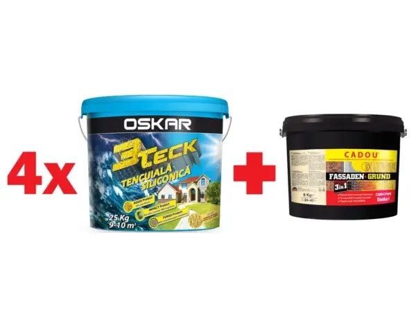 Tencuiala decorativa Oskar 3 Teck - Promotie! Amorsa gratuita!