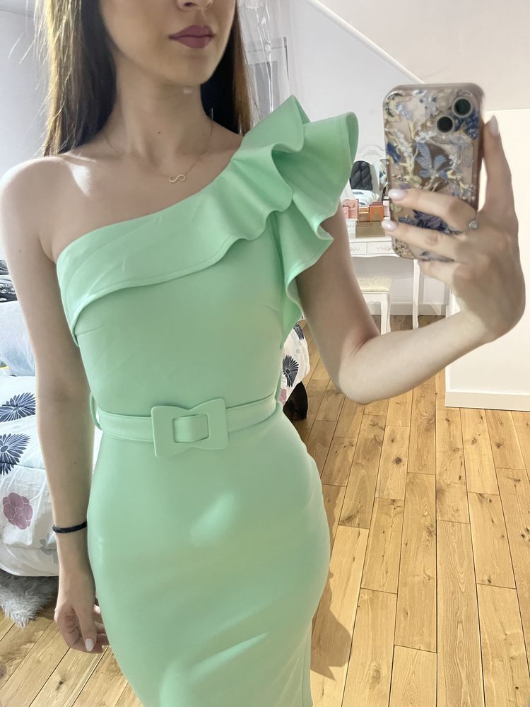 Rochie verde menta