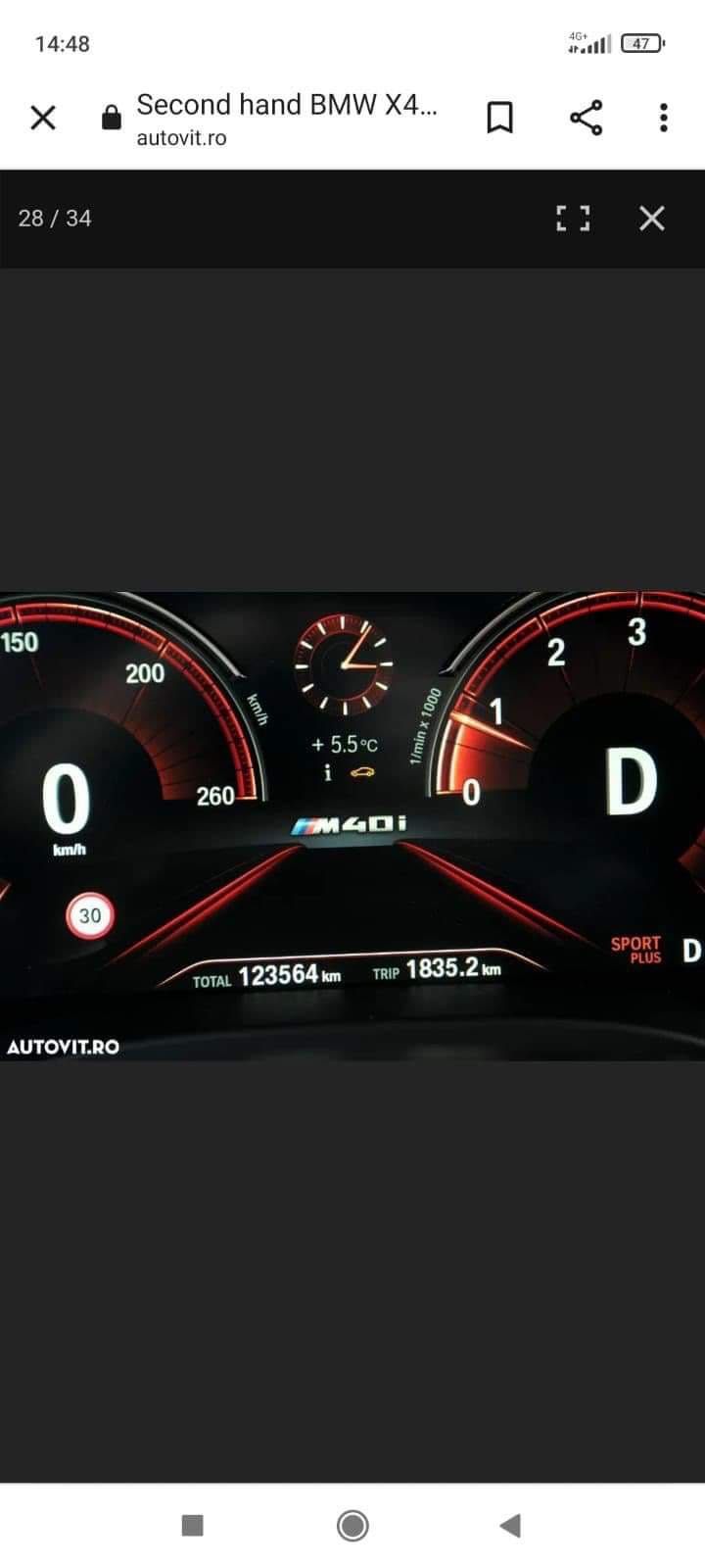 BMW x4 M 40  benzină