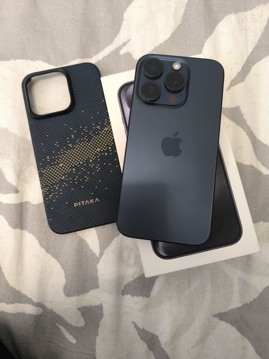 Vând s-au schimb iPhone 15 Pro 5G Blue Titanium 128GB