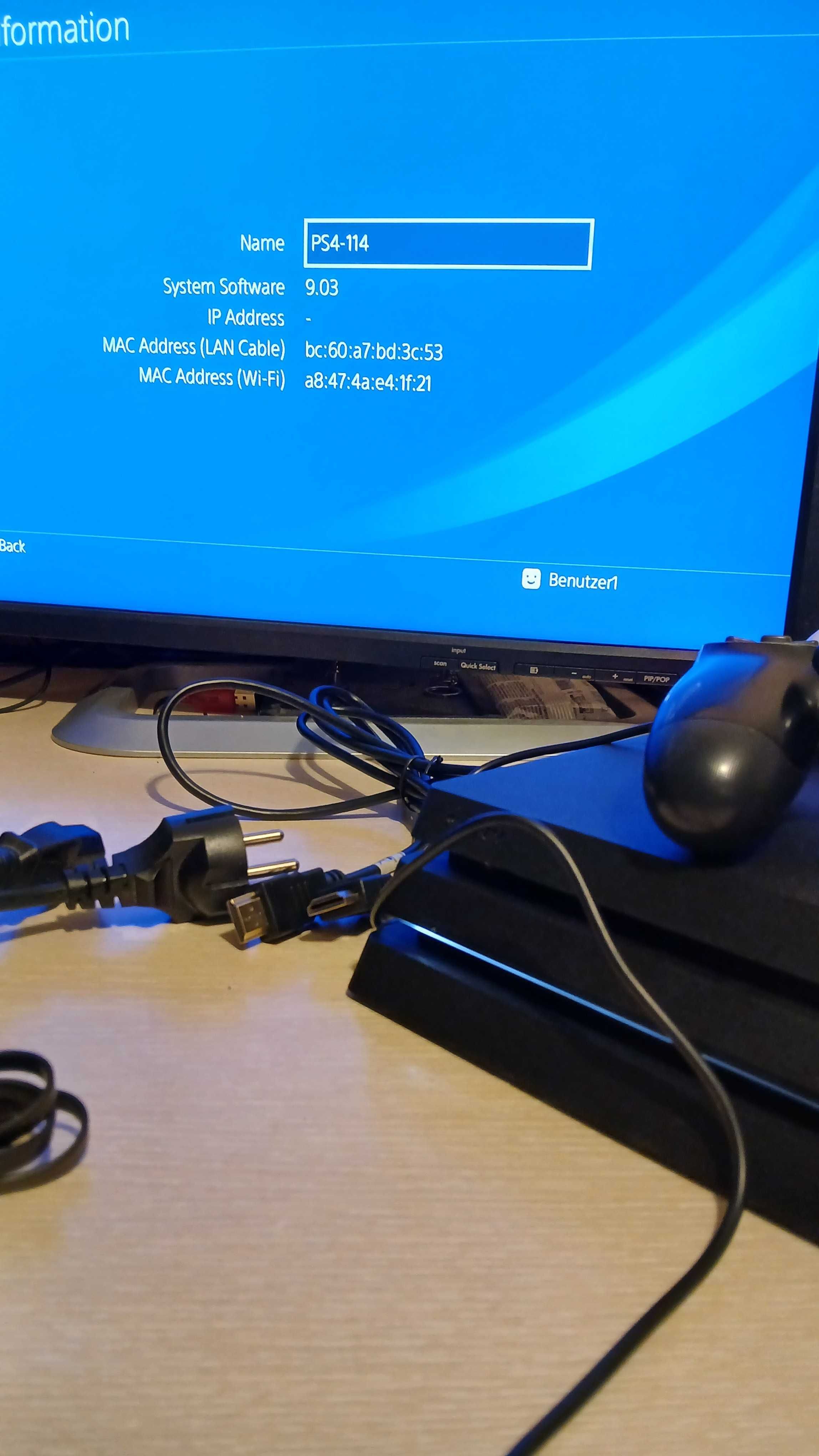 С ГАРАНЦИЯ ! 1Г PlayStation 4 Pro с хак SW 9.03 PS4 1TB профилактиран