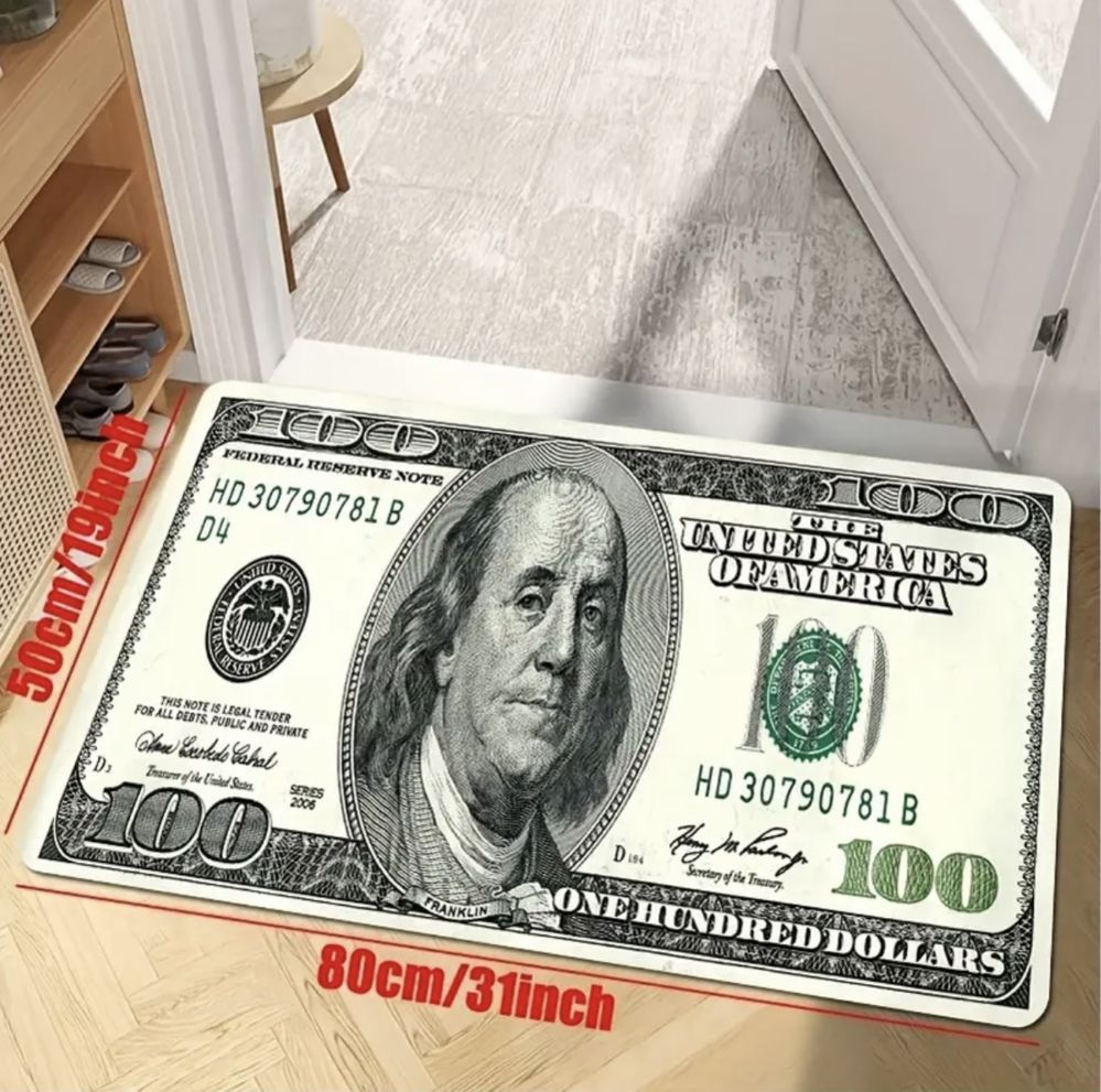 Килим 100 доларова банкнота