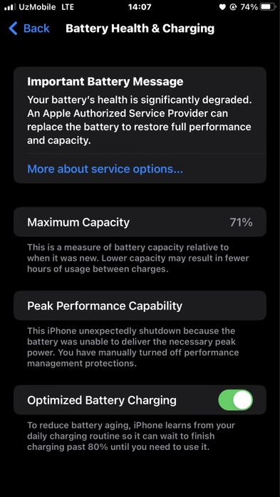 iPhone 8+ holati ideal