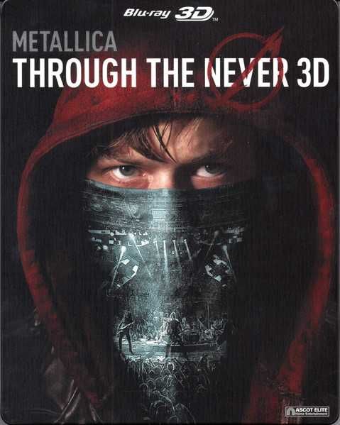 2x Bluray METALLICA - Through the Never 2D&3D Steelbook Edition 2014