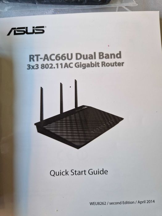 Безжичен рутер ASUS RT-AC66U Black Diamond Dual-Band AC 1750