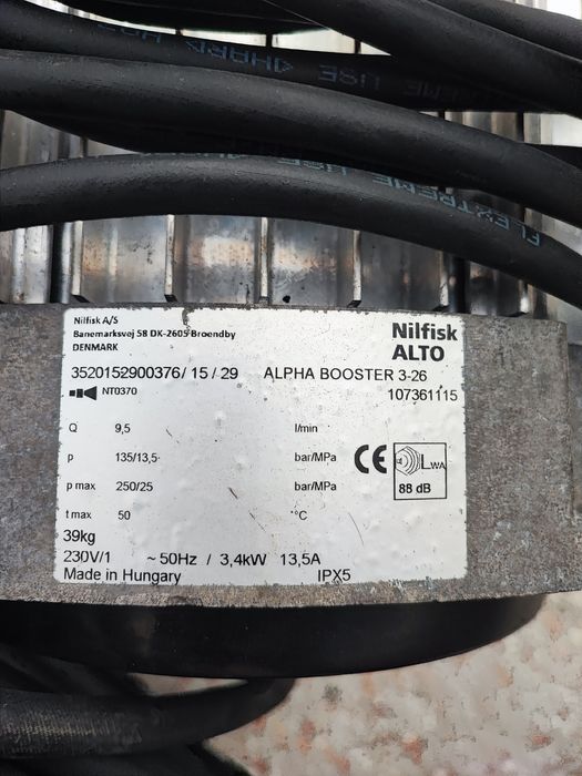 Aparat de spălat cu presiune Nilfisk Alpha Booster 3