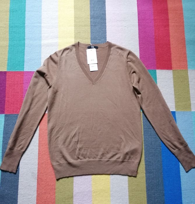 Bluza Uniqlo merino v neck M