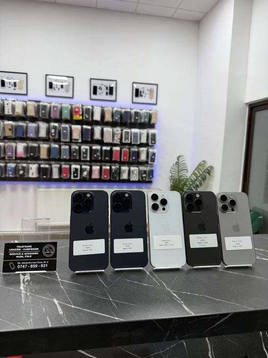 iPhone 15 Pro - 128Gb si 256Gb - Impecabile - Ca NOI - Garantie !