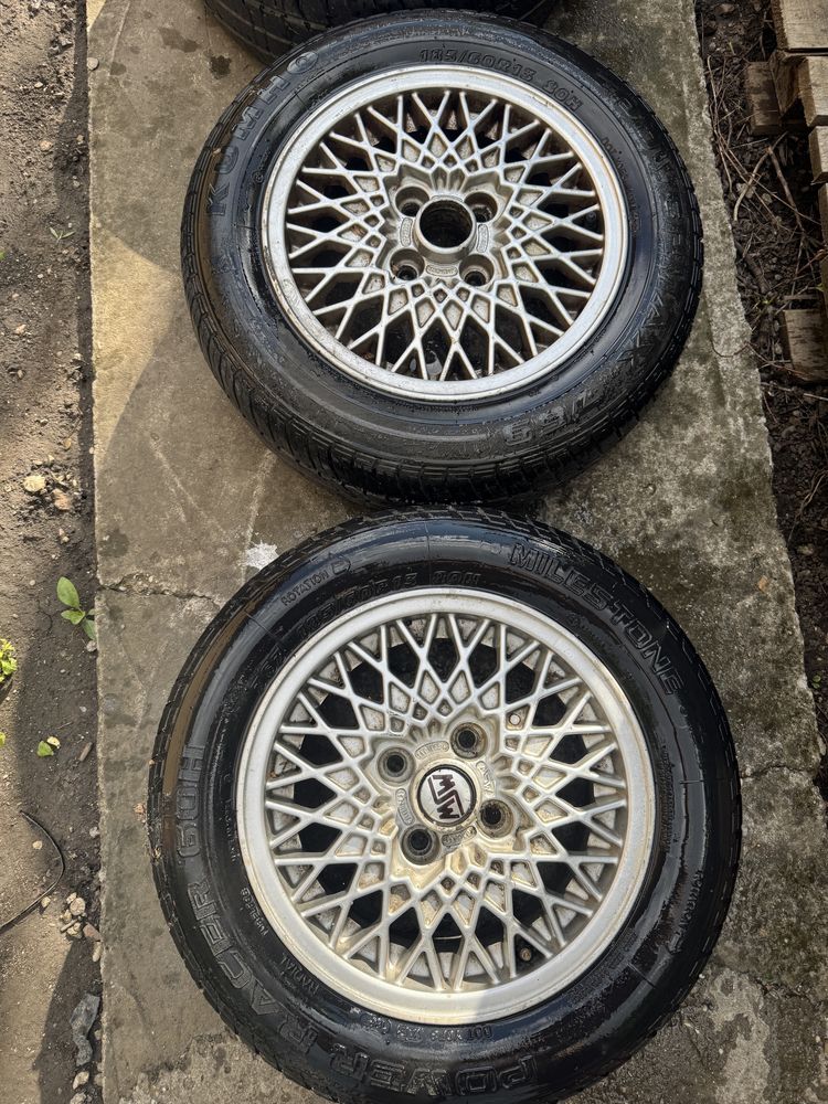 Jante/ roti retro r13 4x100 rezerve slim 4x108