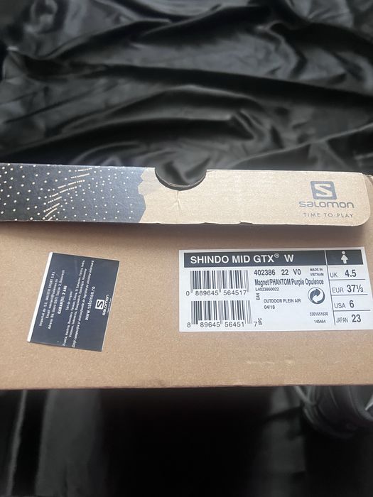 Ghete Salomon ,noi, marimea 37,5