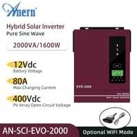 Invertor Solar MPPT 1.6 kw,12v Panouri solare tractiune LifePo4