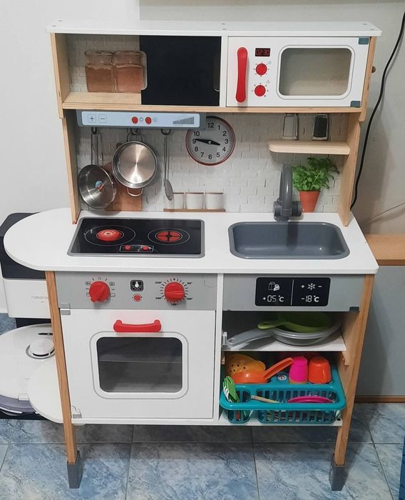 Bucătărie din lemn pt copii Lidl