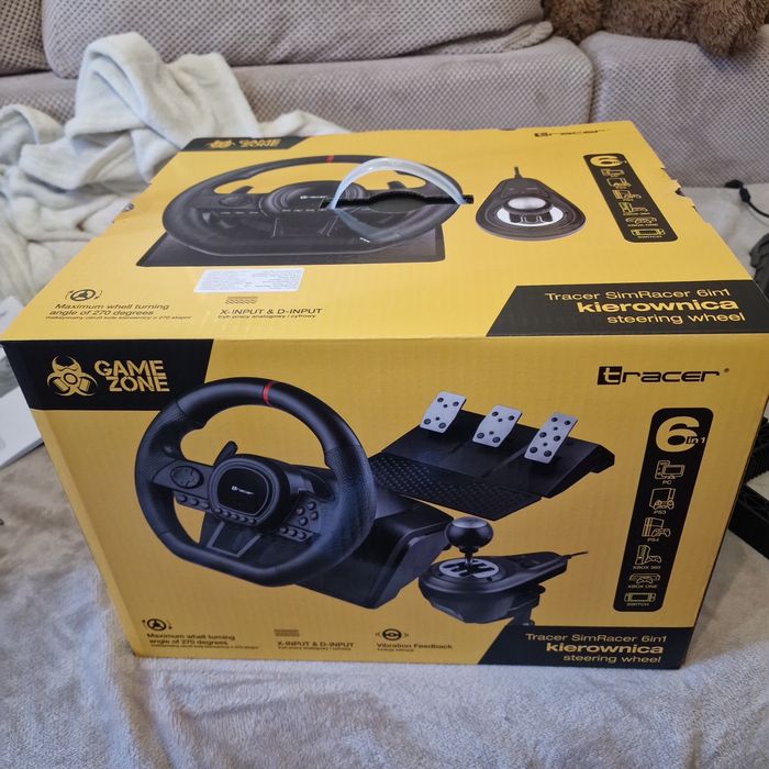 Гейминг волан TRACER SimRacer 6 в 1, ръчен, съвместим PC/PS4/PS3/Xone/