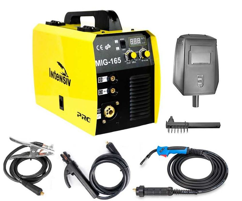 Aparat sudura cu sarma 160A MIG 165 argon CO2 flux fara gaz MIG-MAG