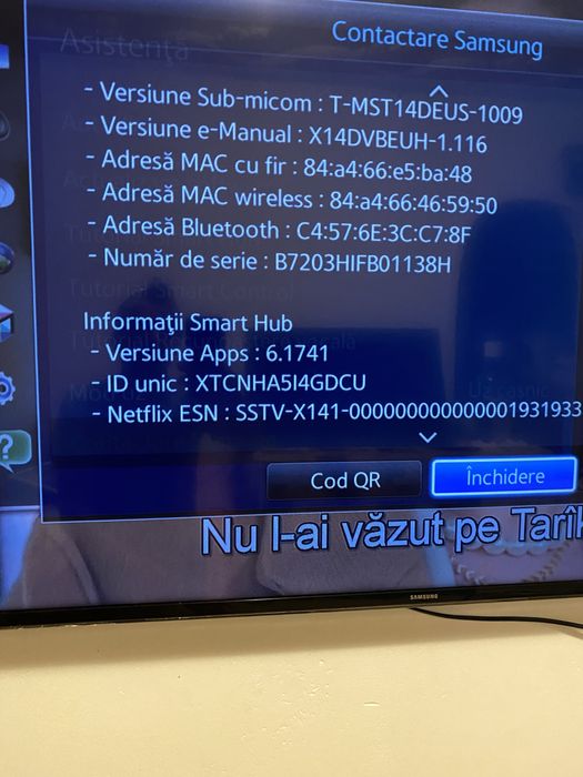 Televizor smart Model UE55H6P70
