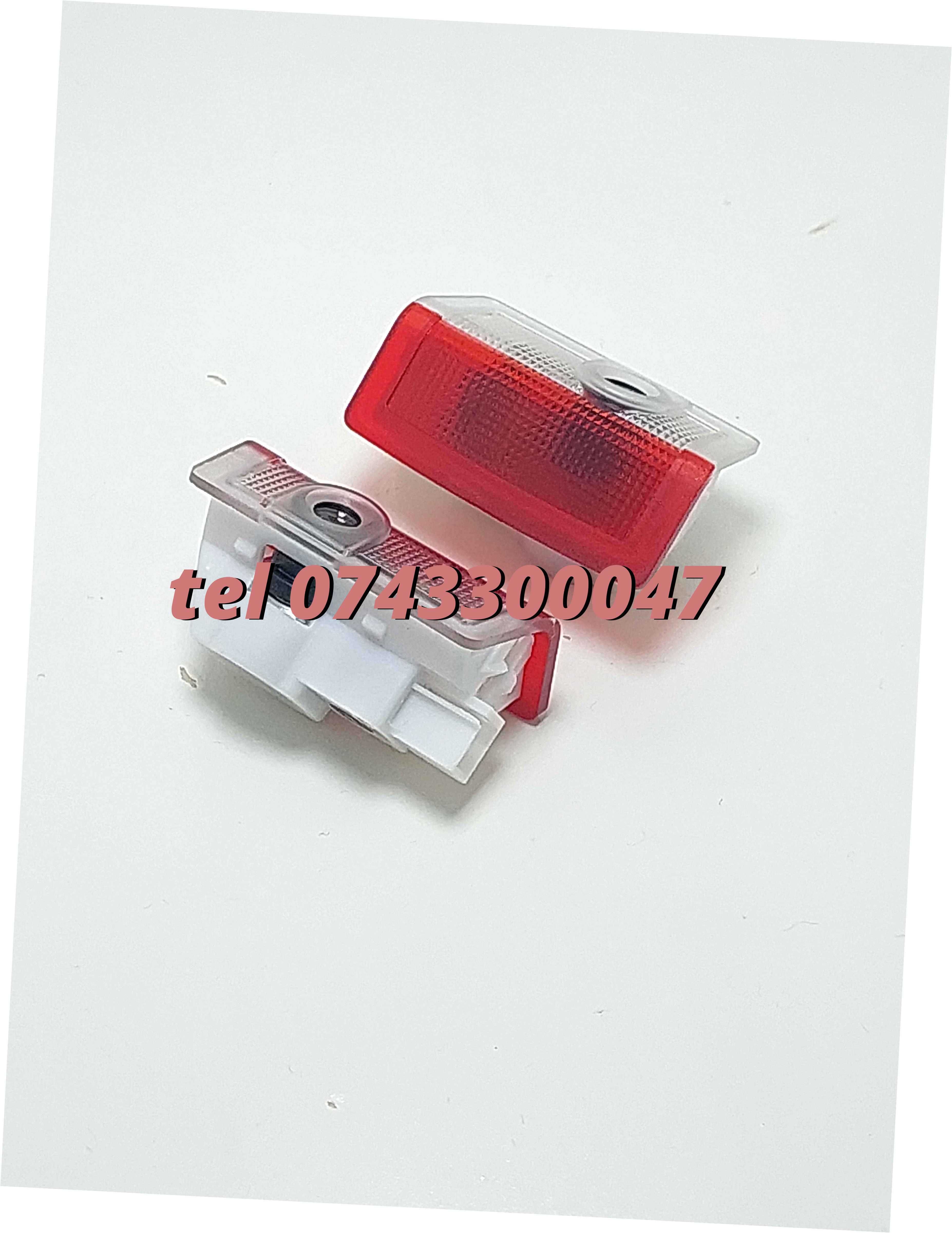 Set 2 Proiectoare Led Cu Logo Mercedes A B C E M Class