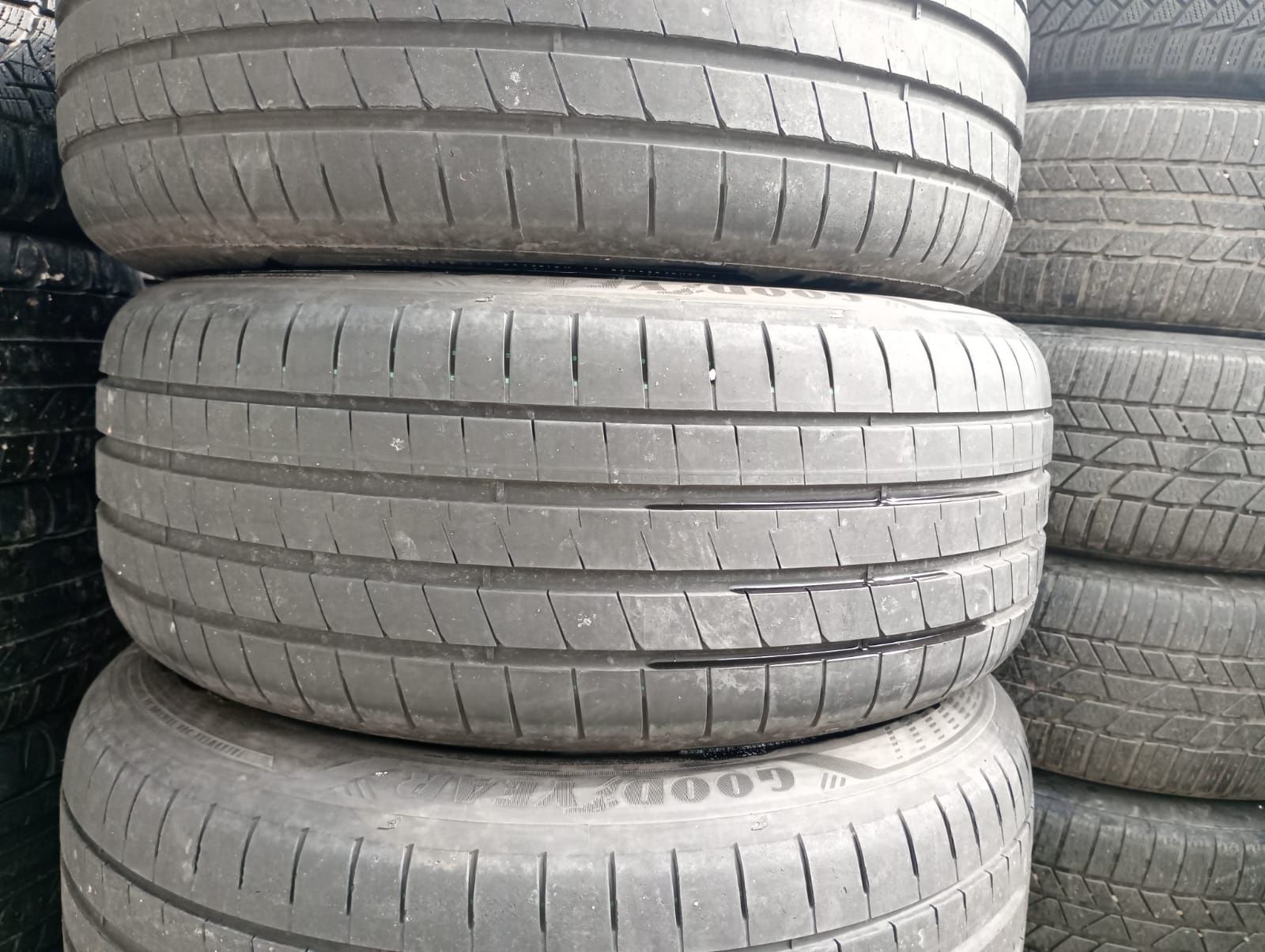 4jante 5x112 originale Audi A6 ănvelope vara 225/55/17 6mm  dot4122