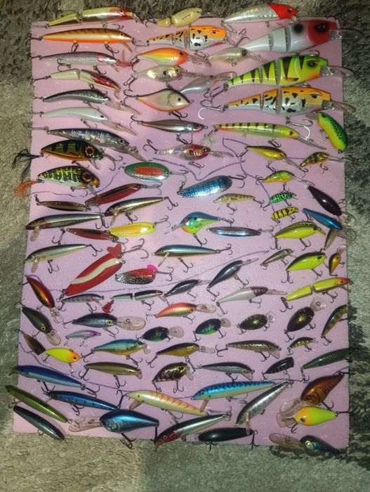Rapala,Salmo, Savage gear,daiwa, rebel, Yo-zuri, STORM,Nils Master Abu