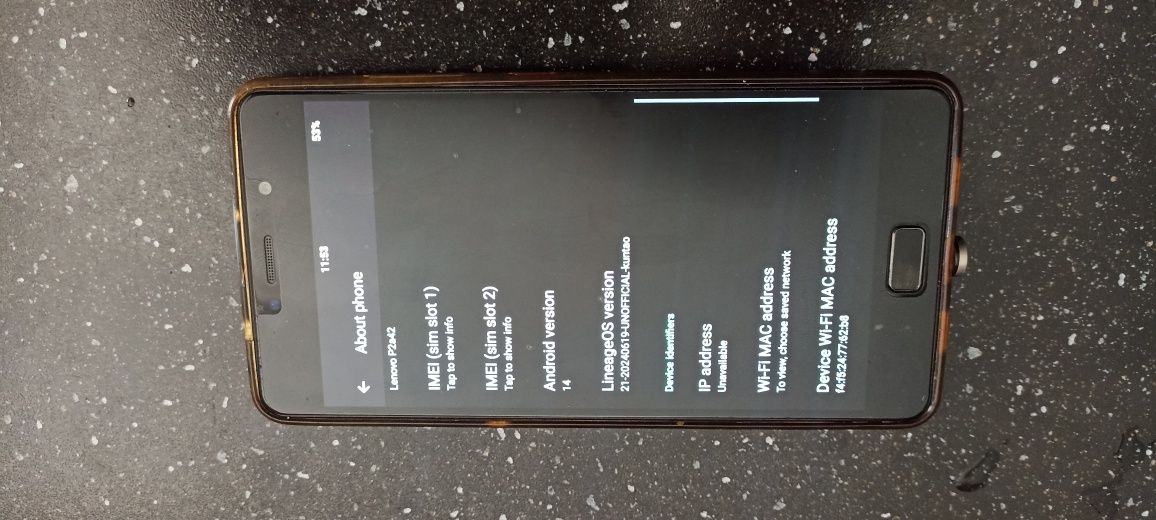 Телефон Lenovo P2 32/4 Android 12 root