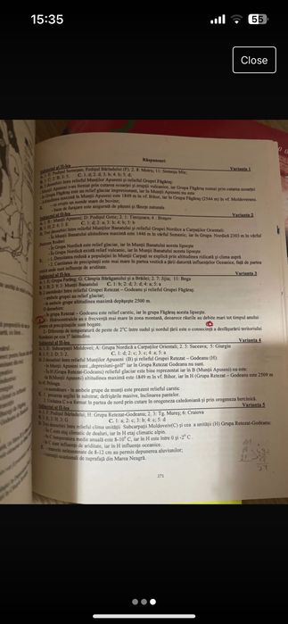 Materiale BAC manual geografie