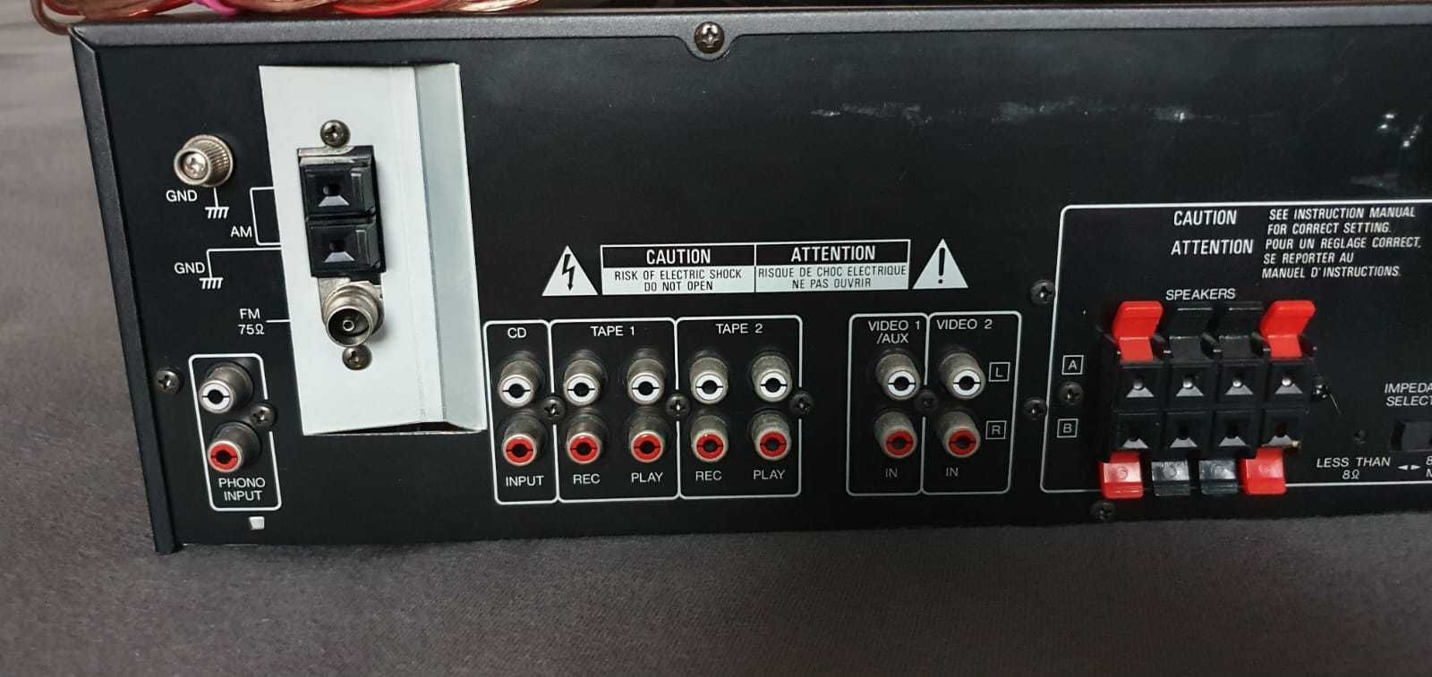 Sistem audio HiFi boxe+amplituner, receiver/statie amplificator
