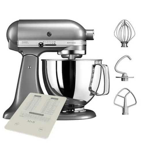 Планетарен Миксер Кухненски робот KitchenAid Artisan 5KSM150PSEPM Сив