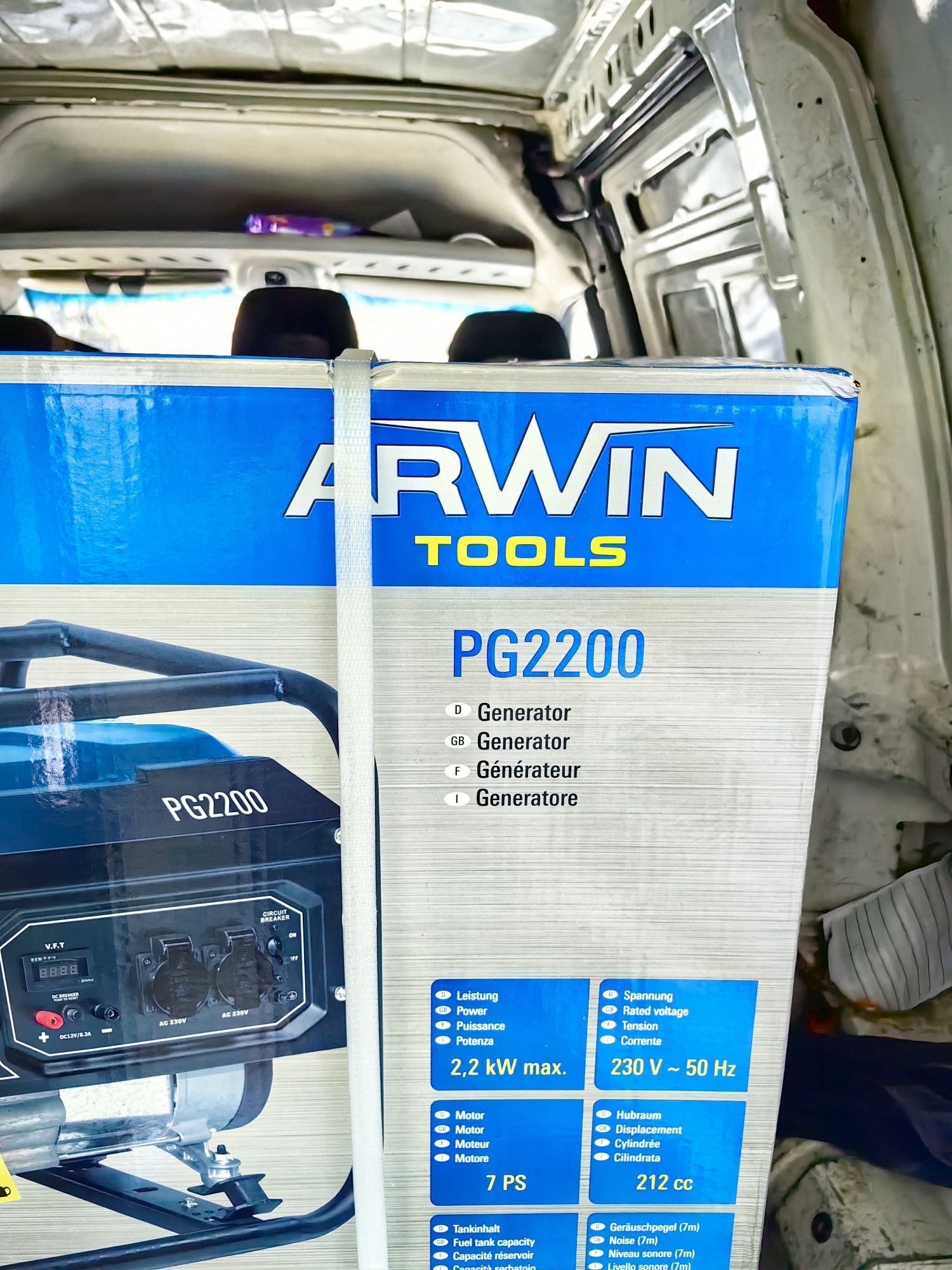 Arwin PG2200 генератор четиритактов