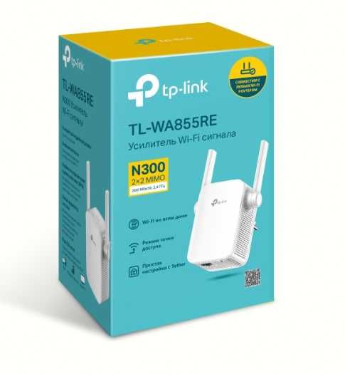 TP-Link TL-WA855RE N300 Усилитель Wi-Fi сигнала, extender repeater